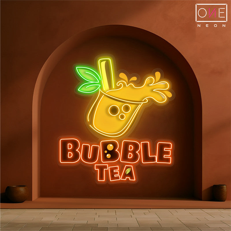 Bubble Tea Artwork Led Neon Sign