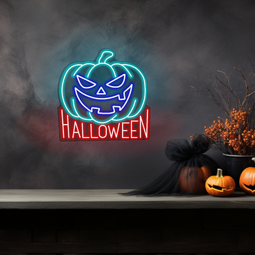 Halloween Pumpkin  LED Neon Sign