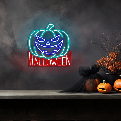Halloween Pumpkin  LED Neon Sign