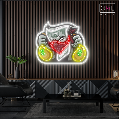 Money Heist Artwork Led Neon Sign