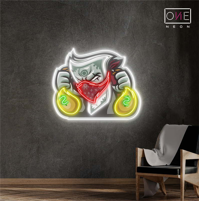 Money Heist Artwork Led Neon Sign