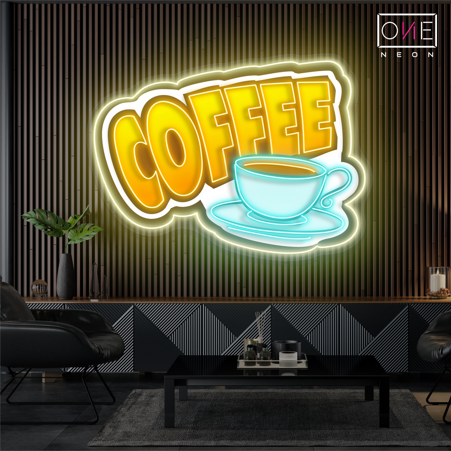 Coffee Artwork Led Neon Sign