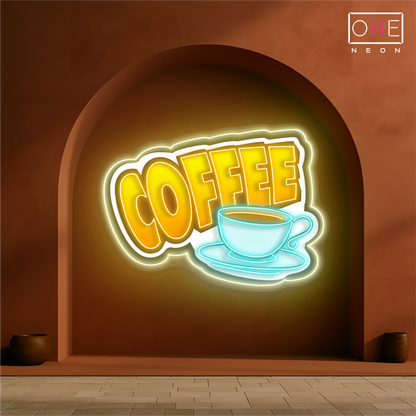 Coffee Artwork Led Neon Sign