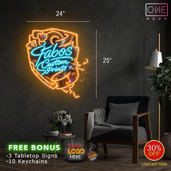 Tabos Custom Prints | Led Neon Sign