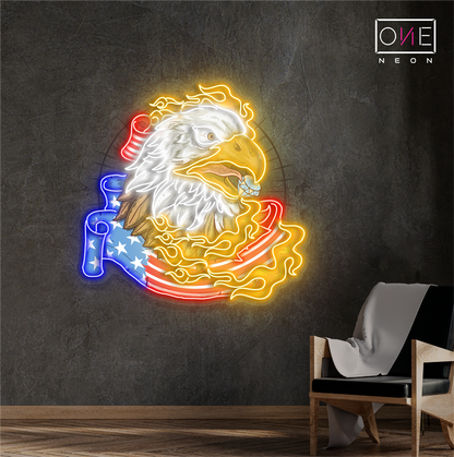 American Freedom Artwork Led Neon Sign