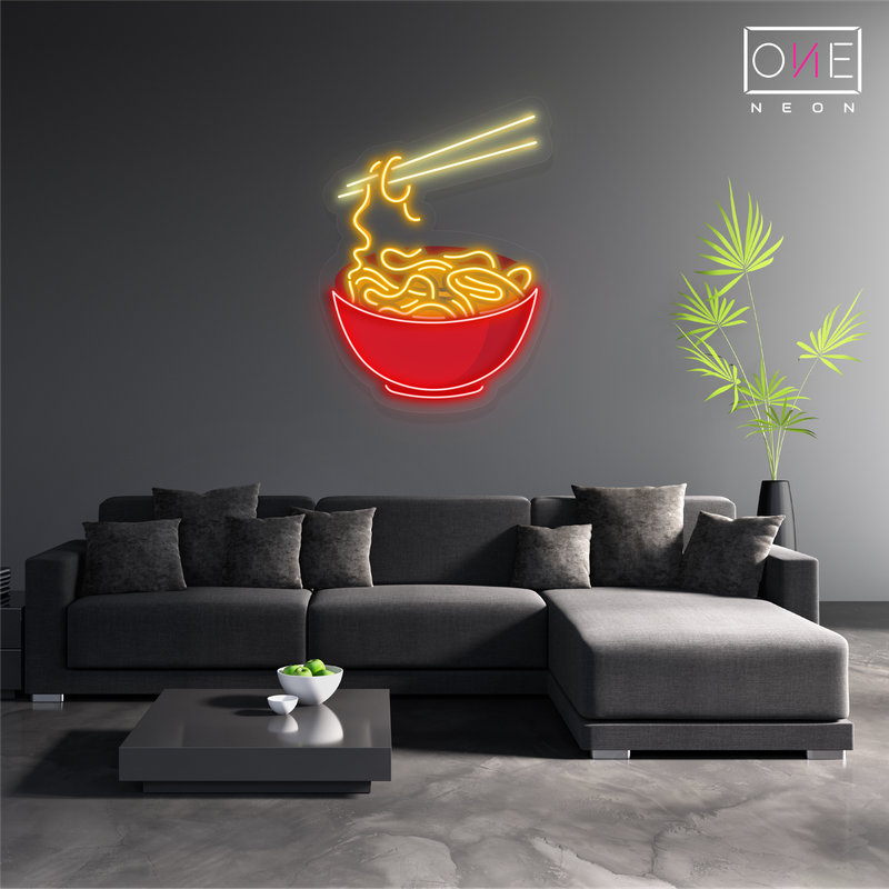 Noodle Artwork Led Neon Sign