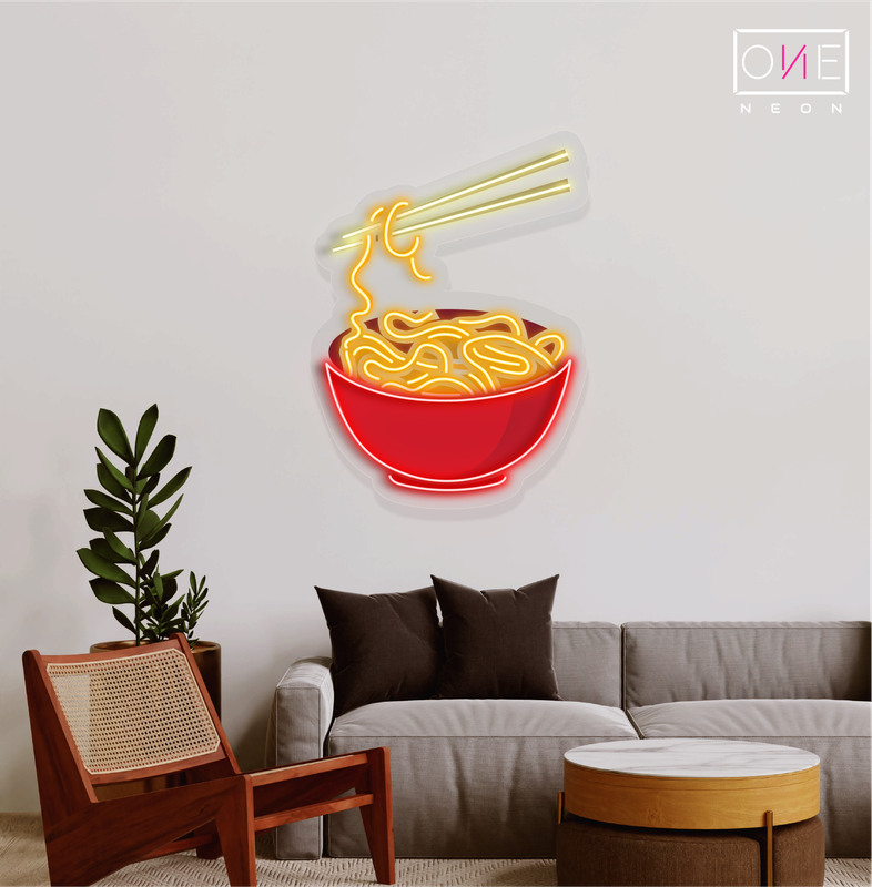 Noodle Artwork Led Neon Sign