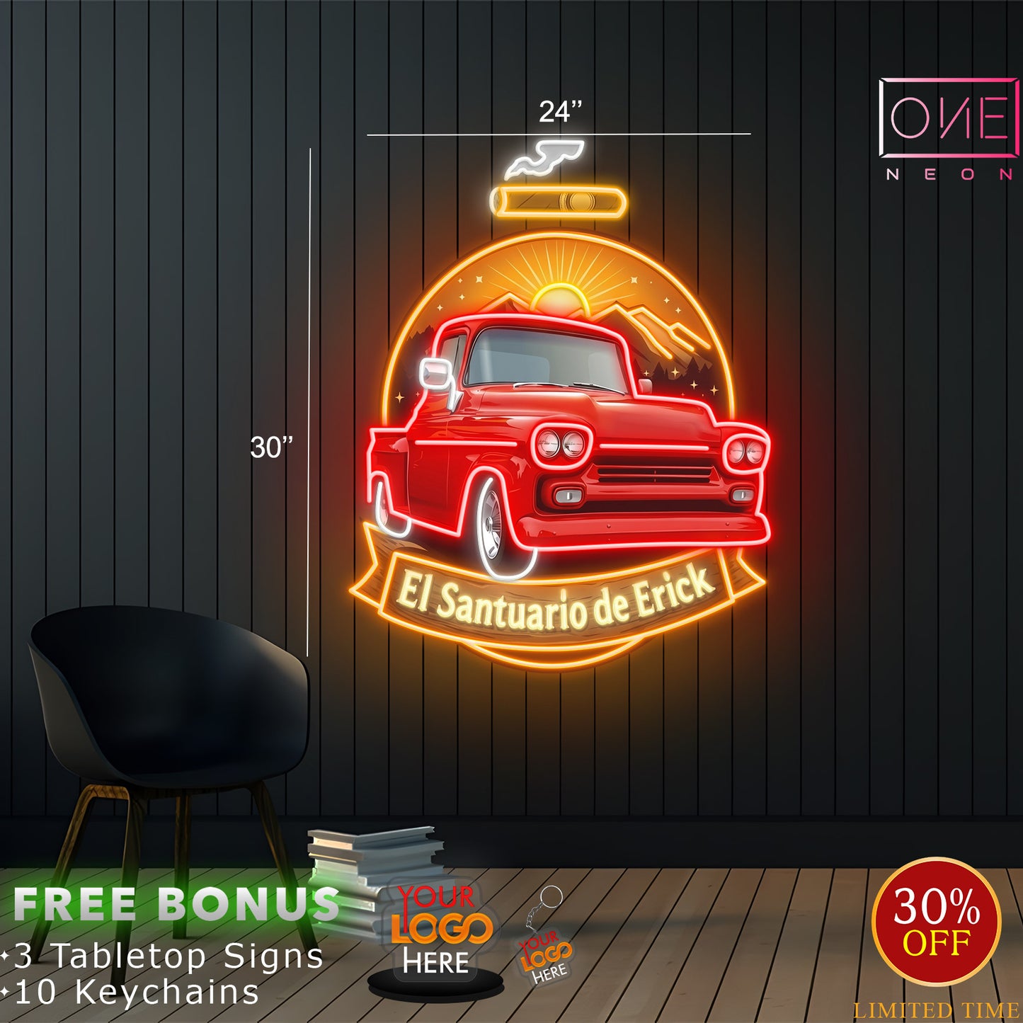 El Santuario de Erick | Led Neon Sign (INDOOR)