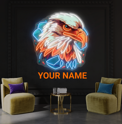 Eagle's Gaze Artwork Led Neon Sign