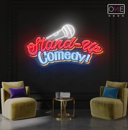 Stand-Up Comedy Artwork Led Neon Sign