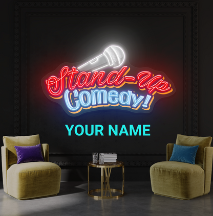 Stand-Up Comedy Artwork Led Neon Sign