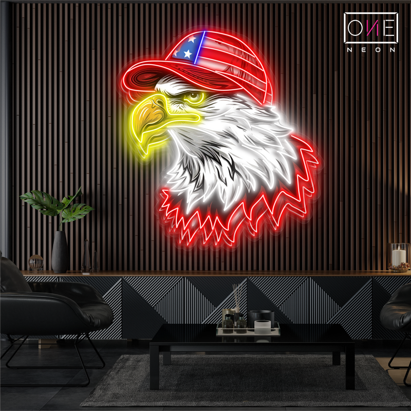 American Eagle Artwork Led Neon Sign