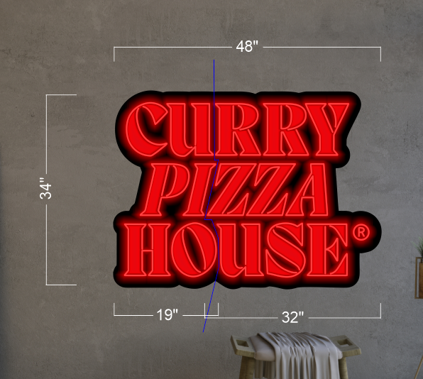 CURRY PIZZA HOUSE | Led Neon Sign
