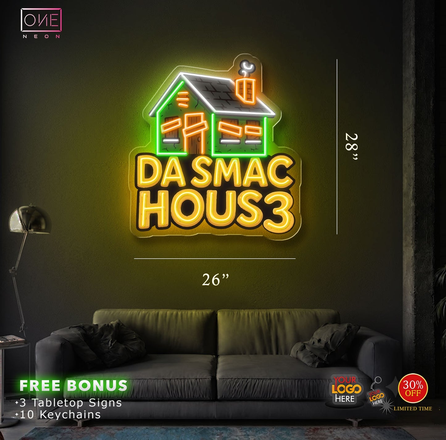 DASMAC HOUSE | LED Neon Sign