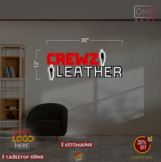 CREWZ LEATHER | Led Neon Sign