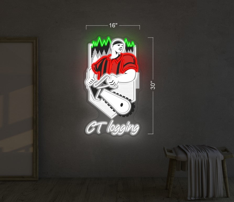 CT logging & NORTHERN BORN | LED Neon Sign (2 signs)