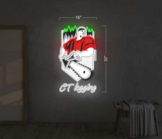 CT logging & NORTHERN BORN | LED Neon Sign (2 signs)