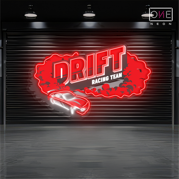 Drift Racing Team Artwork Led Neon Sign