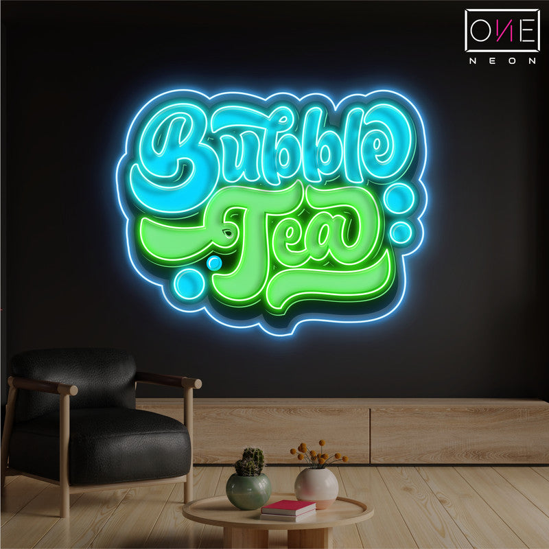 Bubble Tea Artwork Led Neon Sign