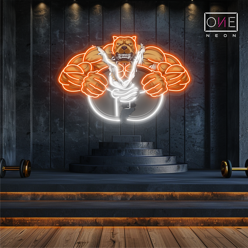 Beast Mode Artwork Led Neon Sign