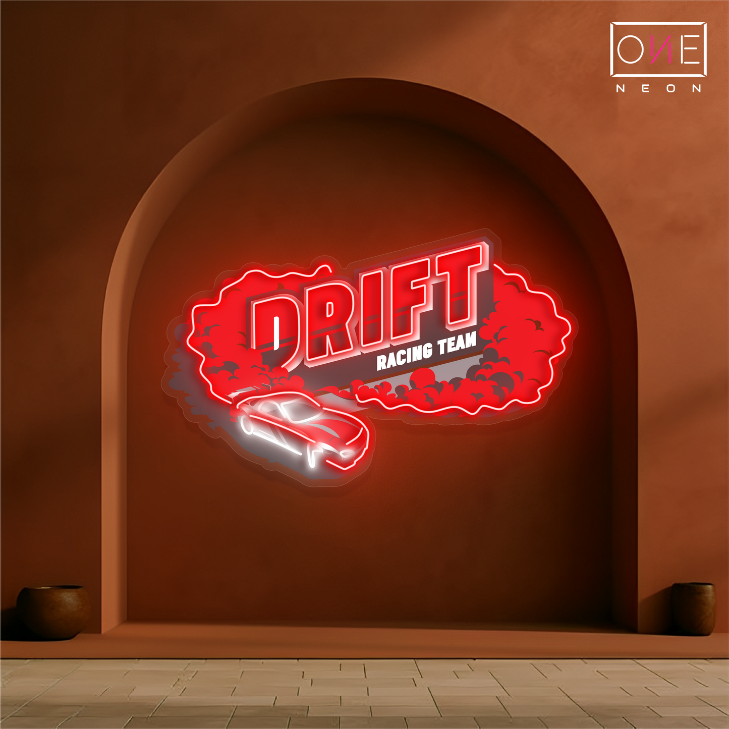 Drift Racing Team Artwork Led Neon Sign