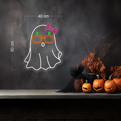 Cute Ghost LED Neon Sign