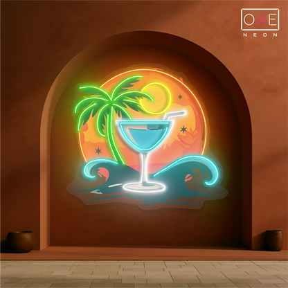 Moonlight Margarita Artwork Led Neon Sign