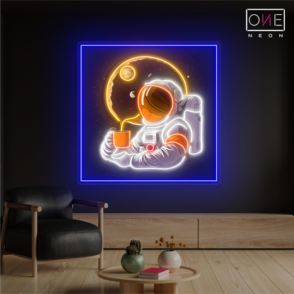 Moonlight Coffee Artwork Led Neon Sign