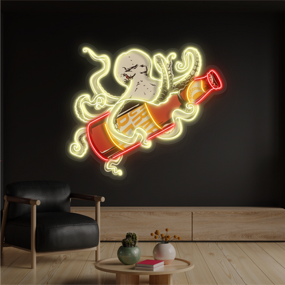 Octo Brew Artwork Led Neon Sign