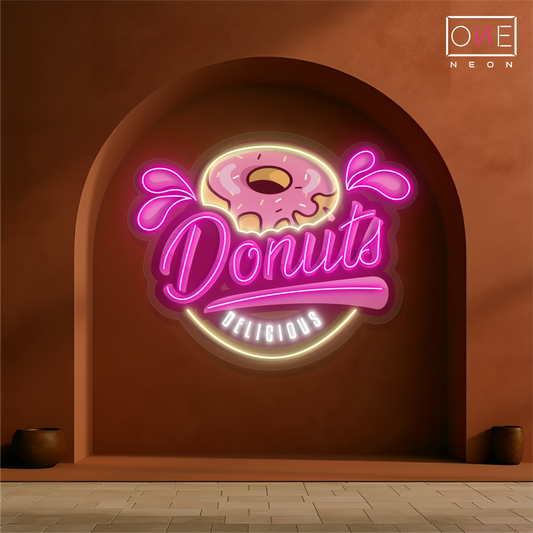 Donut Delicious Artwork Led Neon Sign