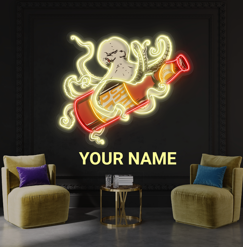 Octo Brew Artwork Led Neon Sign