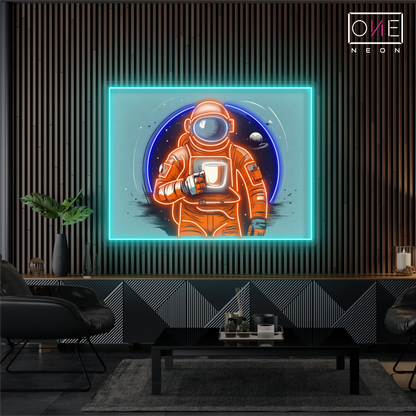 Spacewalk Coffee Artwork Led Neon Sign