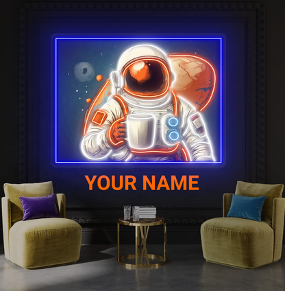 Martian Coffee Artwork Led Neon Sign