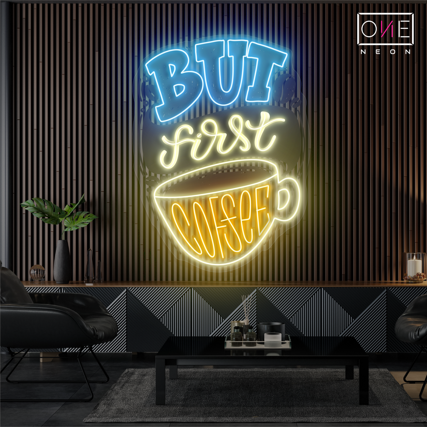 But First Coffee Artwork Led Neon Sign