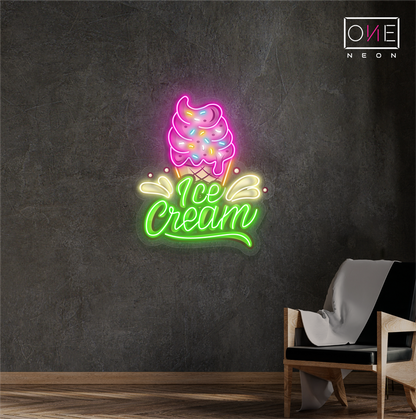 Ice Cream Artwork Led Neon Sign