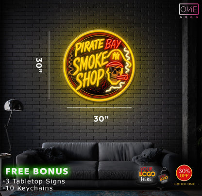 PRIVATE BAY SMOKE SHOP | LED Neon Sign