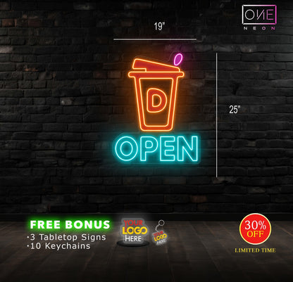 D OPEN | Led Neon Sign (15 signs)