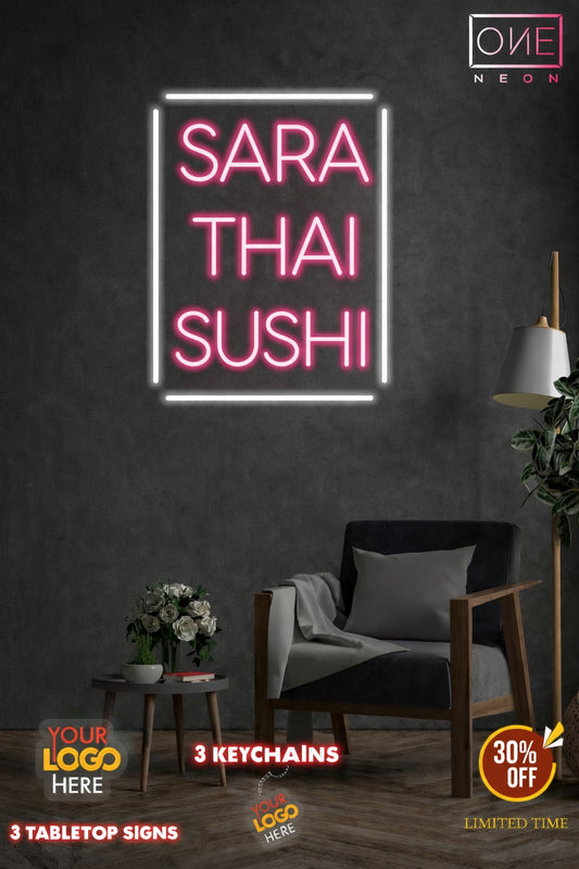 Sara Thai Sushi | Led Neon Sign