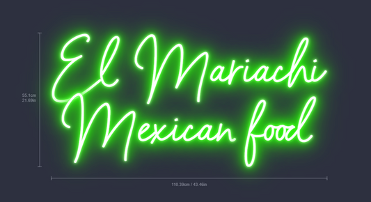 El Mariachi Mexican food - Led Neon Sign