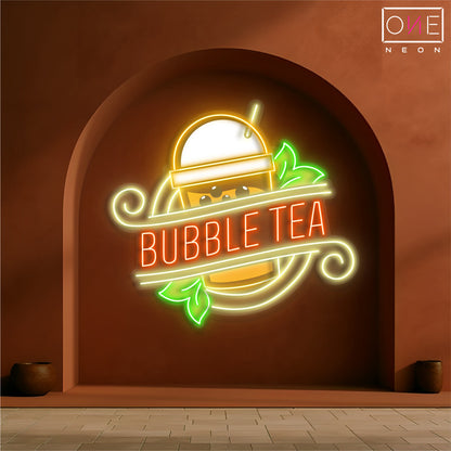 Bubble Tea Artwork Led Neon Sign