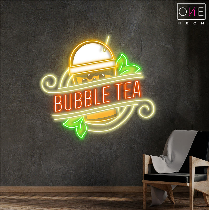 Bubble Tea Artwork Led Neon Sign