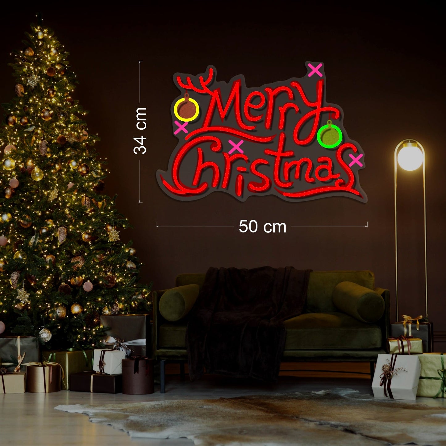 Merry Christmas LED Neon Sign