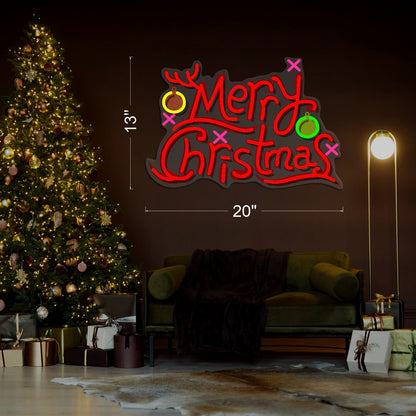 Merry Christmas LED Neon Sign
