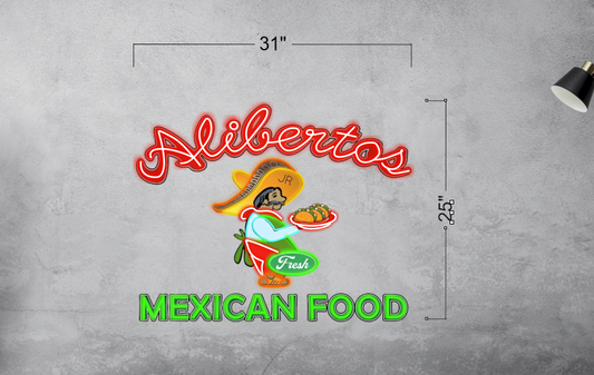 Alibertos Mexican Food| LED Neon Sign