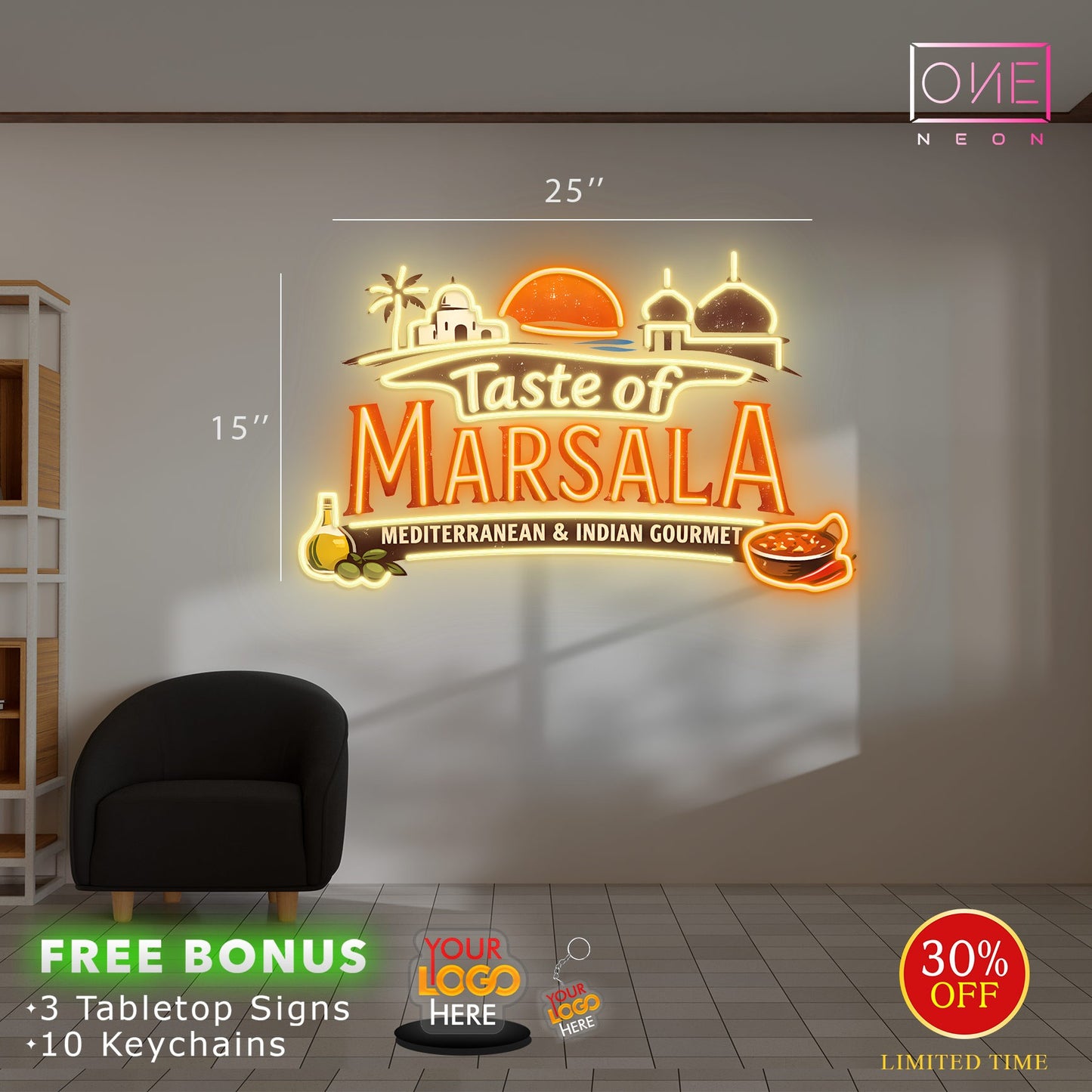 Taste of Marsala | Led Neon Sign