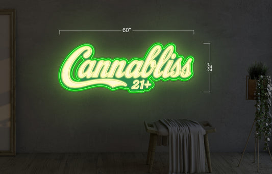 Cannabliss 21+ | LED Neon Sign (2 signs)