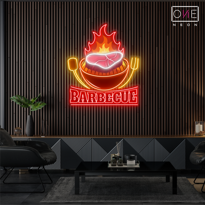 Barbecue Artwork Led Neon Sign