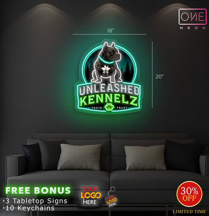 Unleashed Kennelz | LED Neon Sign (Waterproof)
