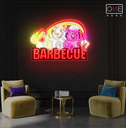 Barbecue Artwork Led Neon Sign