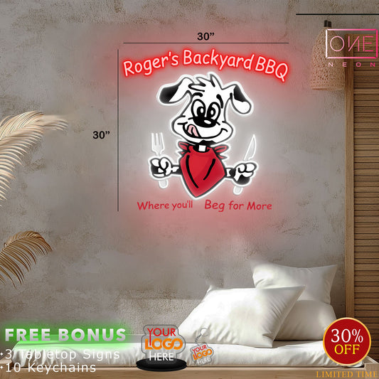 Roger’s Backyard BBQ | Led Neon Sign